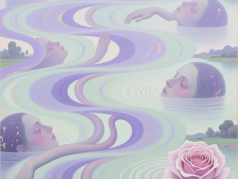 Pattern astratto che mostra il movimento ciclico